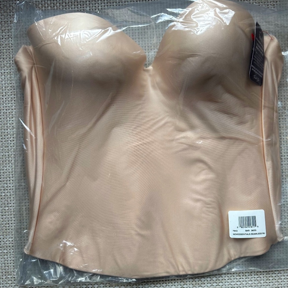 Felina Essentials Bustier Seamless 36DD NWT